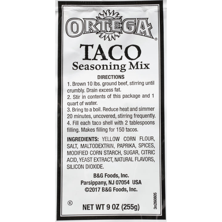 Ortega Taco Sauce-0.33 oz.-500/Case