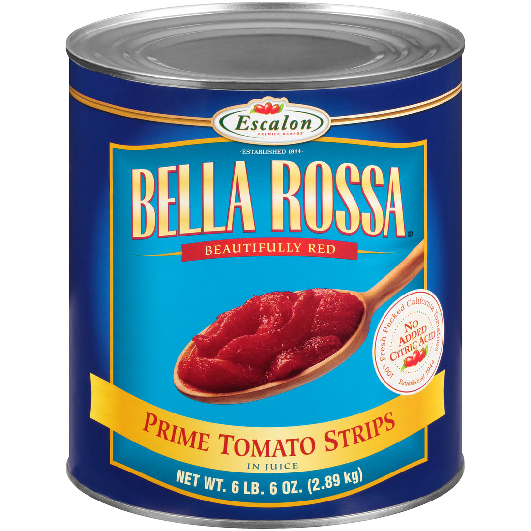 Bella Rosa Tomato Strips In Juice-102 oz.-6/Case