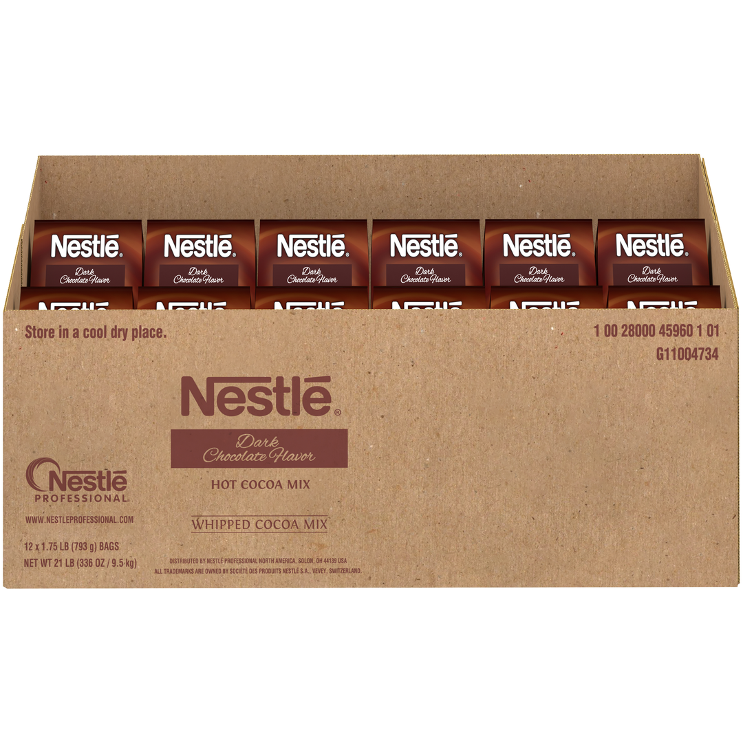Nestle Dark Hot Chocolate Mix-1.75 lb.-12/Case