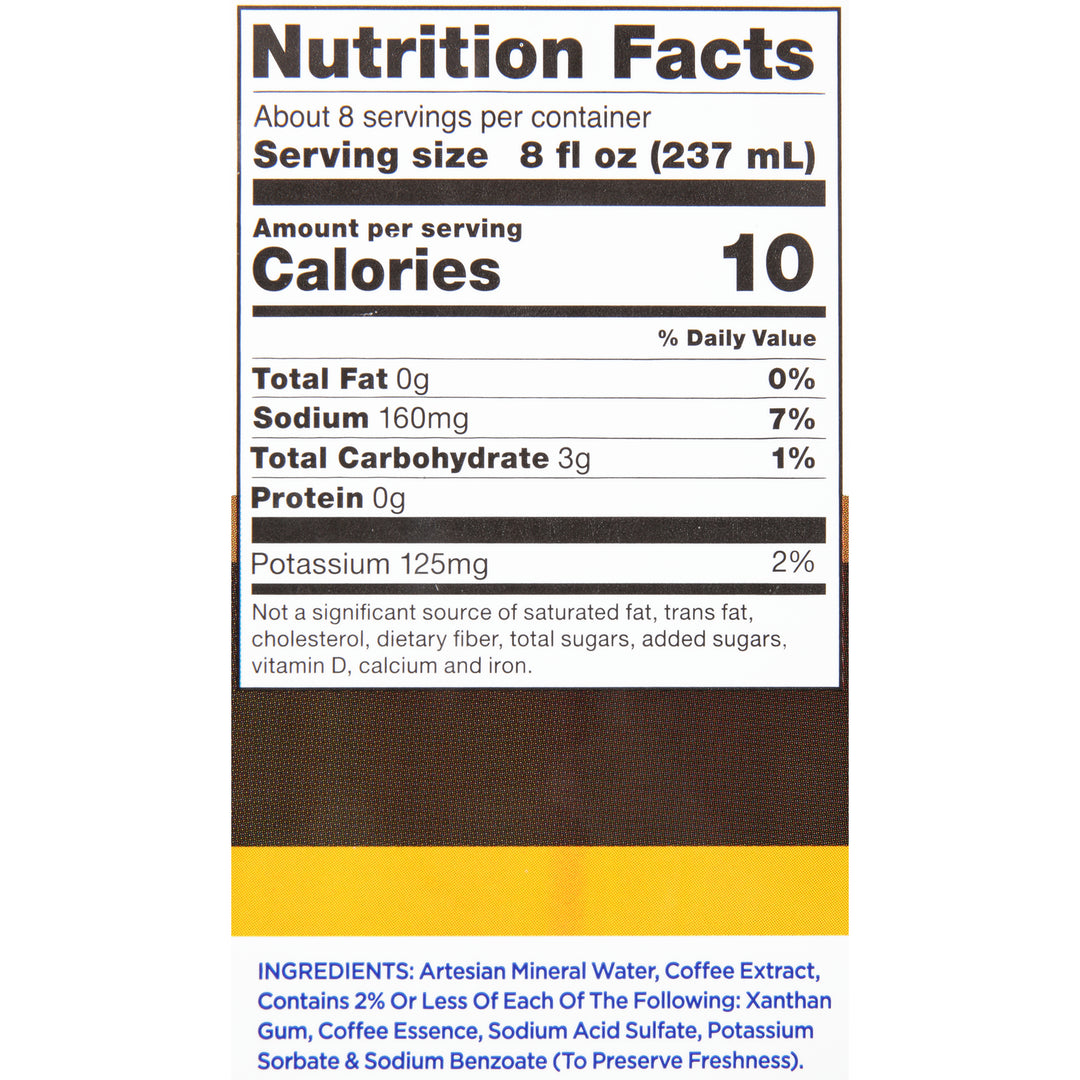 Thick It Clear Advantage Aqua Care H20 Honey Coffee Regular-64 fl oz.-4/Case
