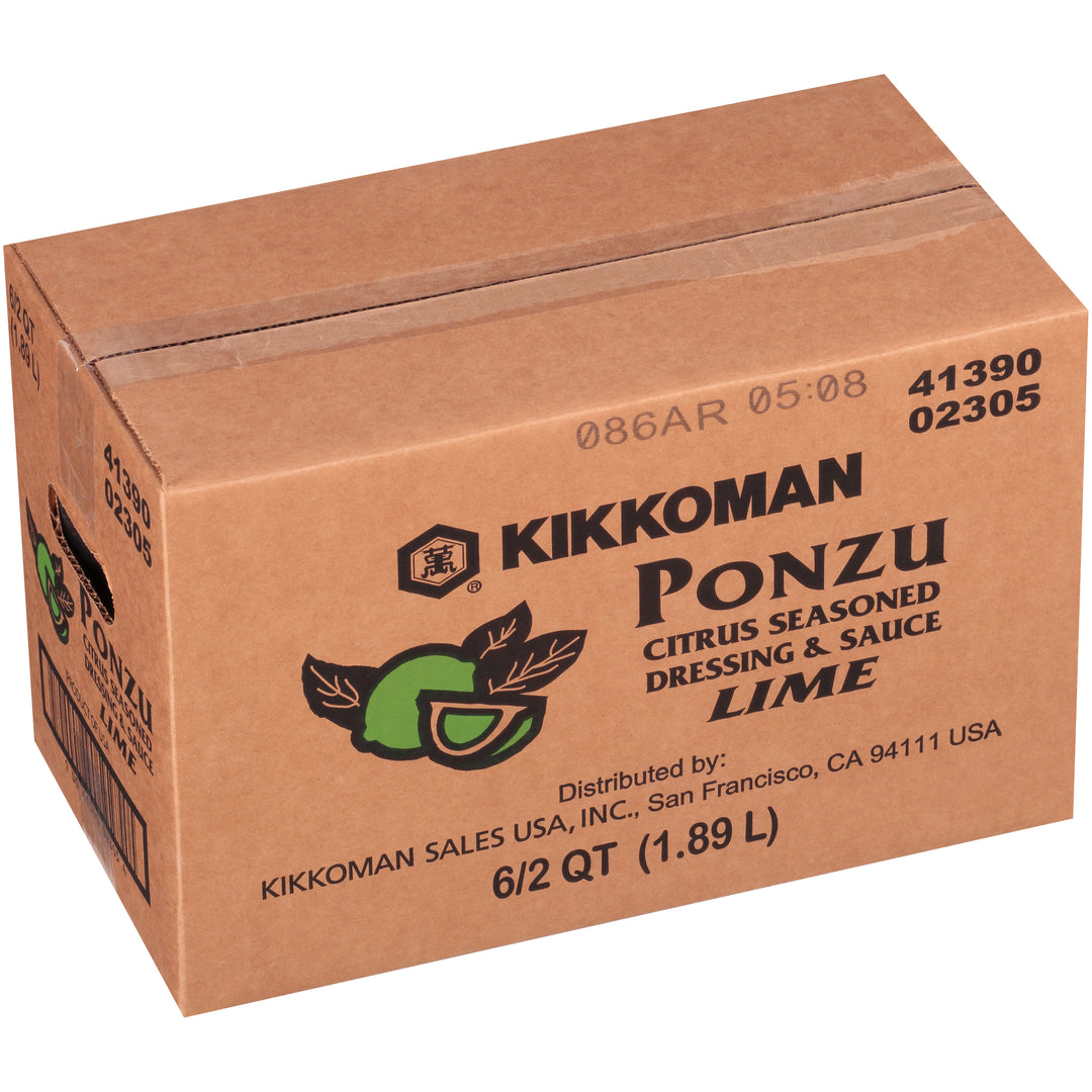 Kikkoman Ponzu Lime Sauce Bulk-1.89 Liter-6/Case
