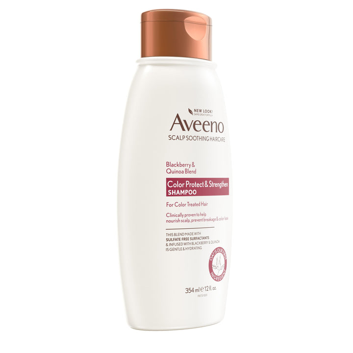 Aveeno Blackberry & Quinoa Blend Shampoo-12 fl oz.-4/Case