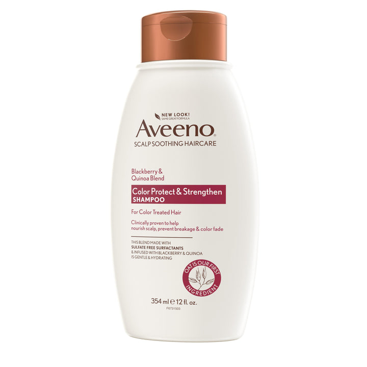 Aveeno Blackberry & Quinoa Blend Shampoo-12 fl oz.-4/Case