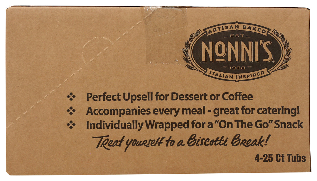 Nonni's Dark Chocolate Almond Cookie-1 Each-4/Case