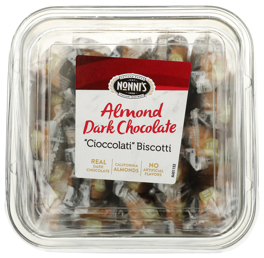 Nonni's Dark Chocolate Almond Cookie-1 Each-4/Case