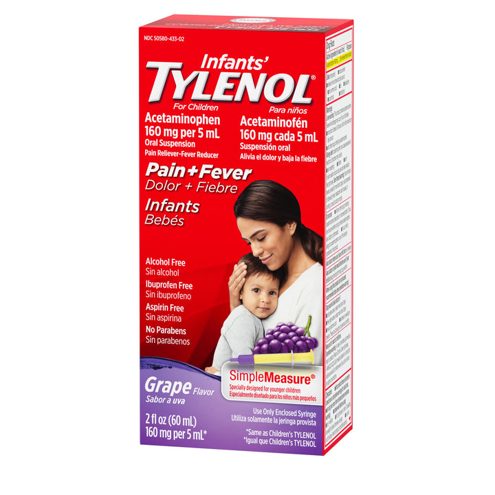 Tylenol Infants Infants' Tylenol Suspension Grape-2 fl oz.s-6/Box-6/Case