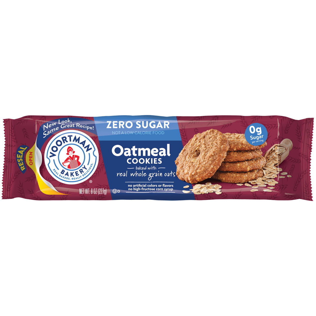 Voortman Sugar Free Oatmeal Cookie 12/8 Oz.