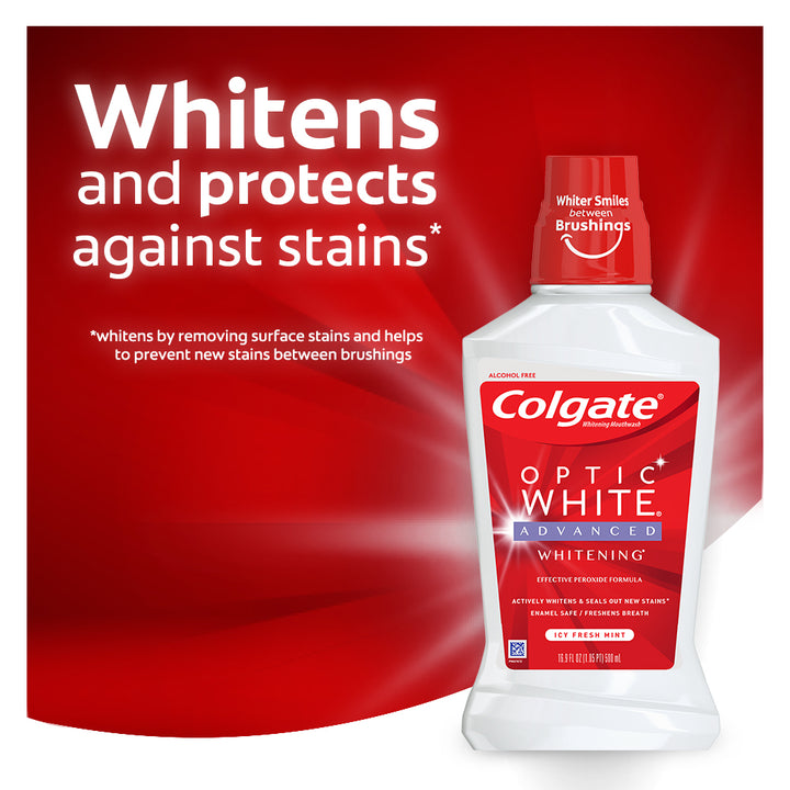 Colgate Optic White High Impact White Ice Fresh Mint-32 fl oz.s-6/Case