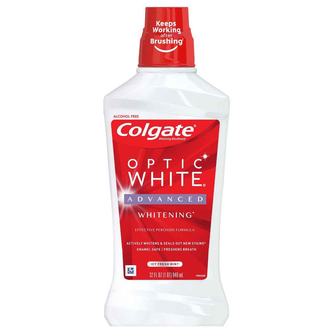Colgate Optic White High Impact White Ice Fresh Mint-32 fl oz.s-6/Case