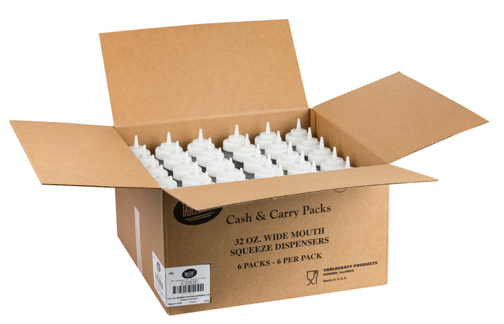 Tablecraft Dispenser Wide Mouth 32 oz.-6 Count-6/Case