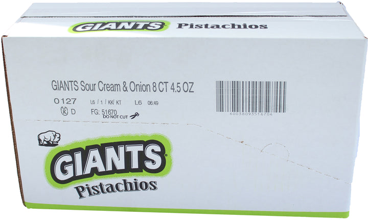 Giant Snack Giants Pistachios Sour Cream Onion-4.5 oz.-8/Case