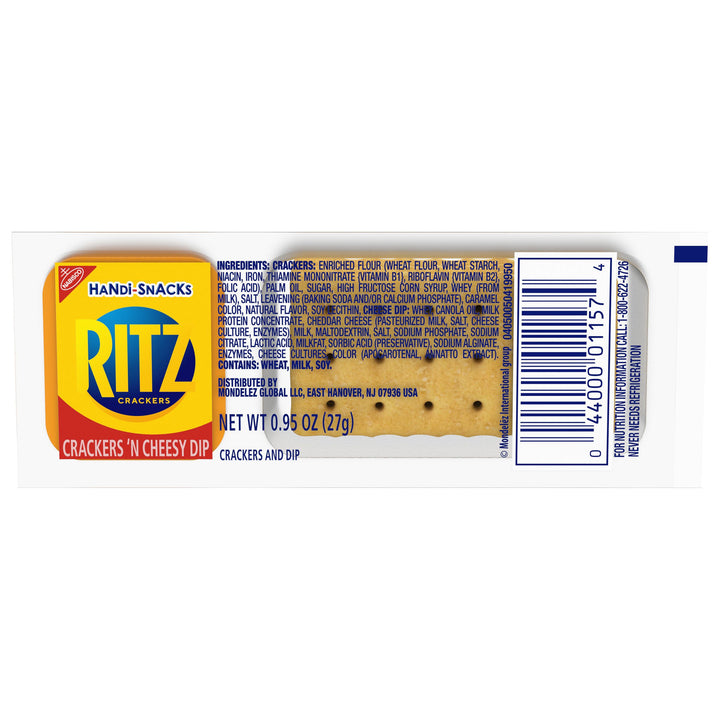 Handi Snacks Handi Snack Ritz Two Compartment-0.95 oz.-12/Box-4/Case