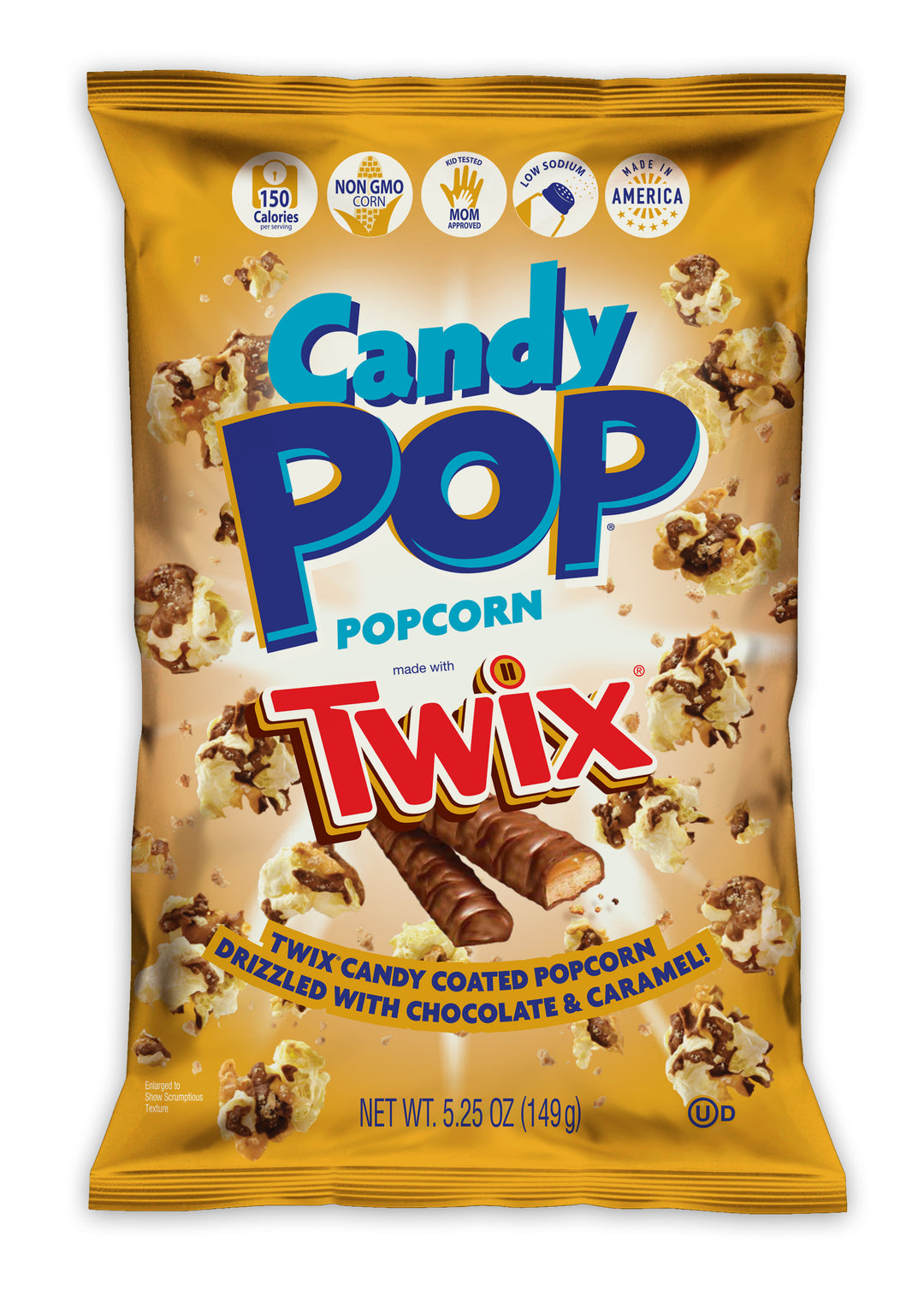 Snaxsational Twix Candy Popcorn-5.25 oz.-12/Case
