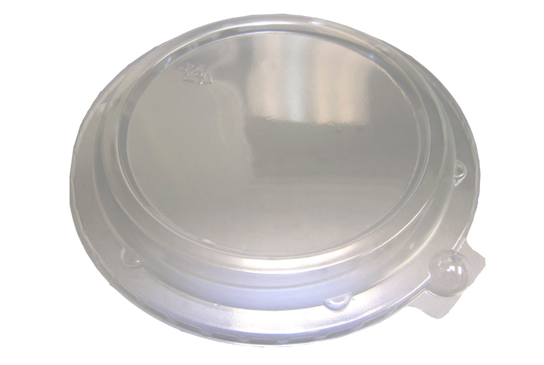 D & W Fine Pack 16 oz. Plastic Clear Dish Cover Lid-125 Each-125/Box-4/Case