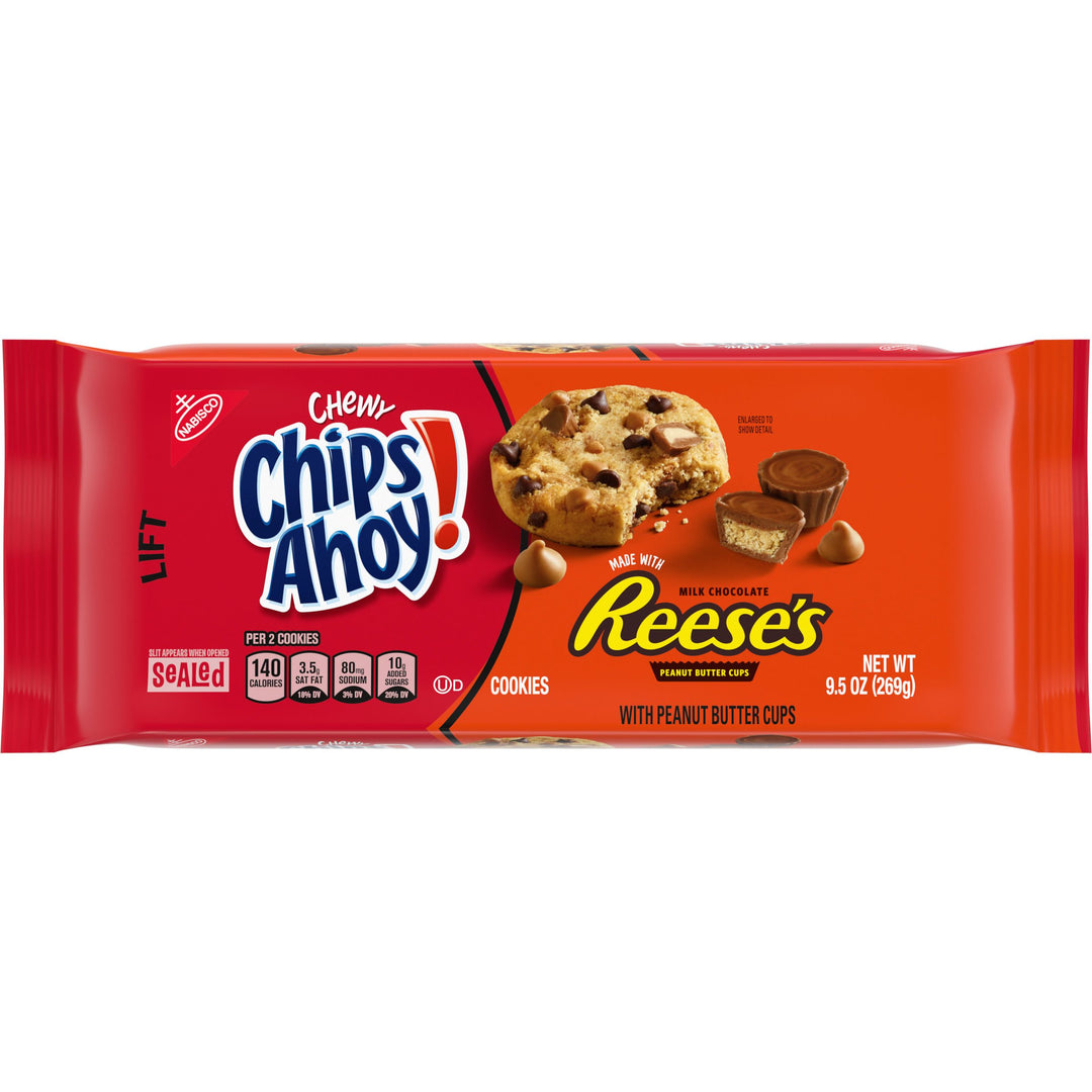 Chips Ahoy Reeses Chewy Cookie-0.083 lb.-12/Case