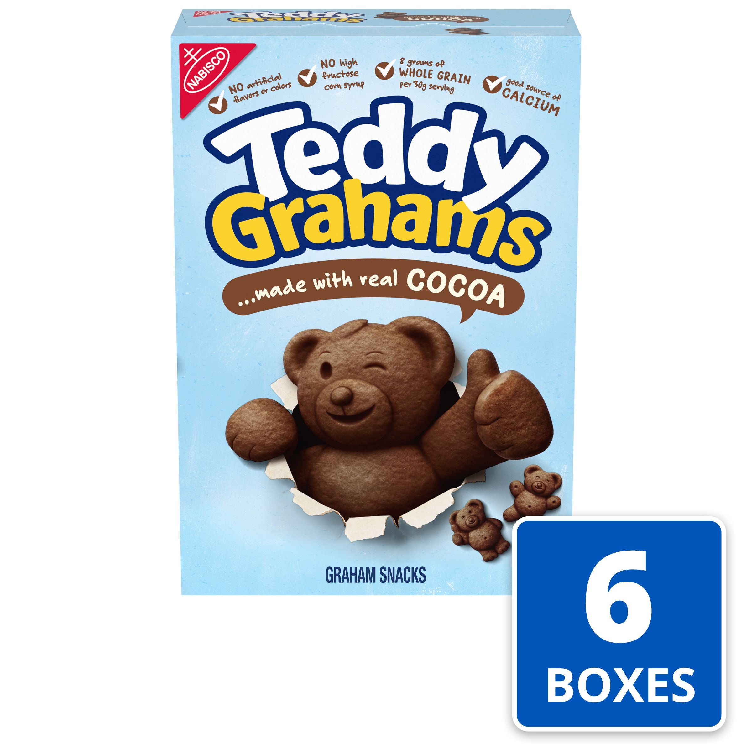 Amazon.com: Teddy Grahams Chocolatey Chip Graham Snacks, 6
