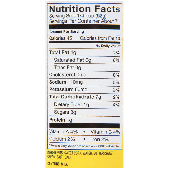Thick-It Heat And Serve-Gluten & Cholesterol Free-Sweet Corn Puree-15 oz.-12/Case