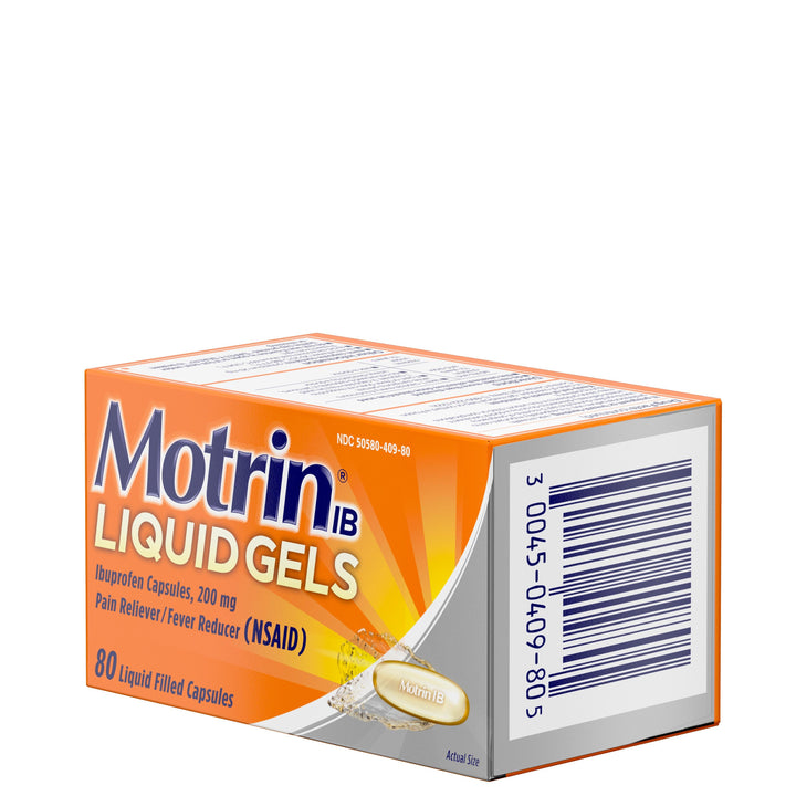 Motrin Liquid Gels-80 Count-6/Box-4/Case