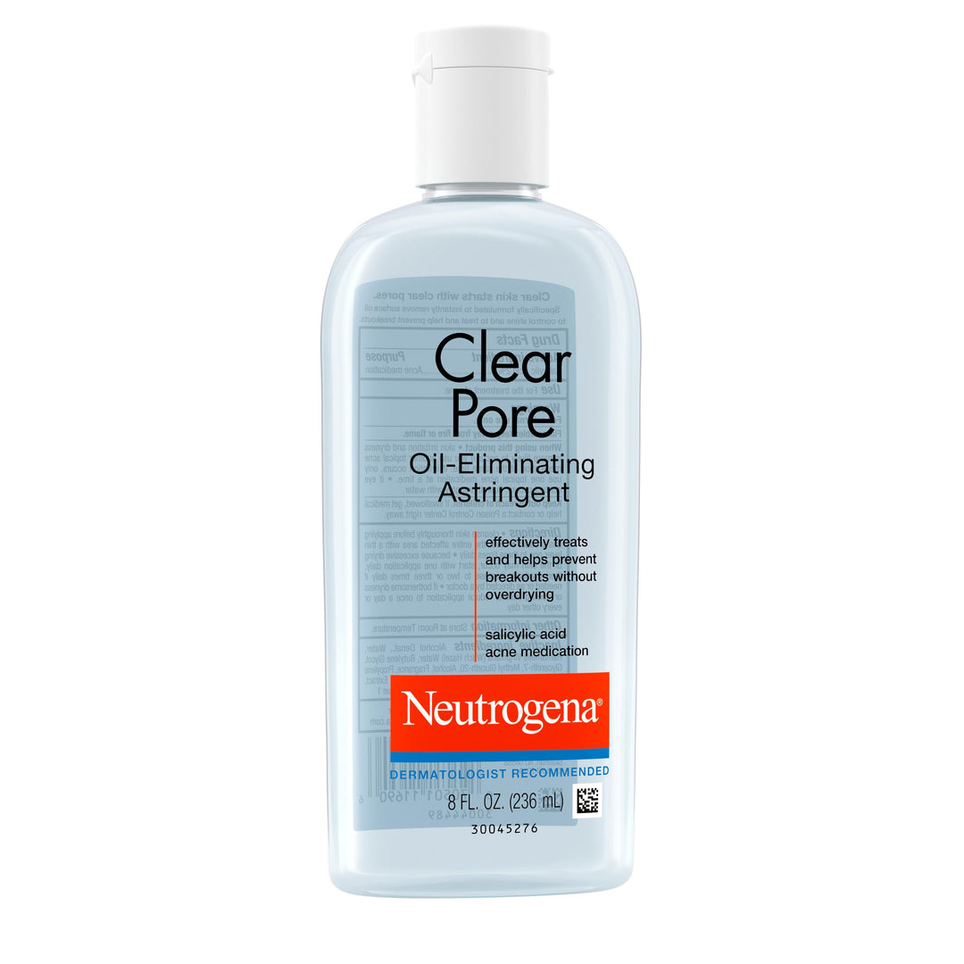 Neutrogena Clear Pore Oil-Eliminating Astringent-8 fl oz.s-3/Box-8/Case