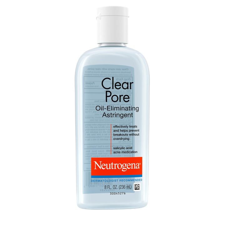 Neutrogena Clear Pore Oil-Eliminating Astringent-8 fl oz.s-3/Box-8/Case
