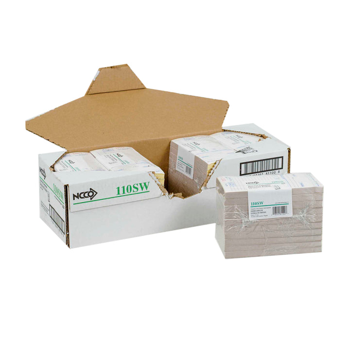 National Checking 3.4 Inch X 6.75 Inch 3 Part Carbonless White 14 Line Delivery Form-2500 Each-1/Case