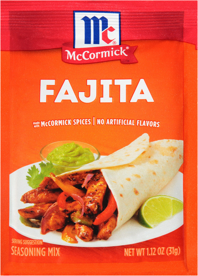 Mccormick Fajitas Seasoning-1.12 oz.-12/Case