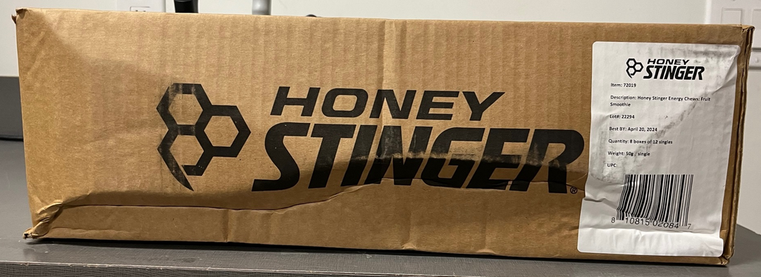 Honey Stinger Fruit Smoothies Organic Chew-1.8 oz.-12/Box-8/Case