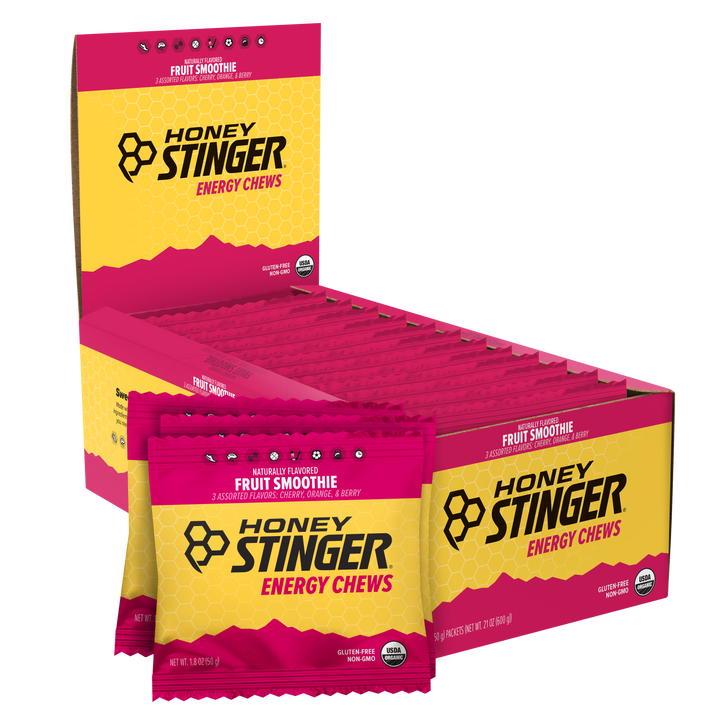 Honey Stinger Fruit Smoothies Organic Chew-1.8 oz.-12/Box-8/Case