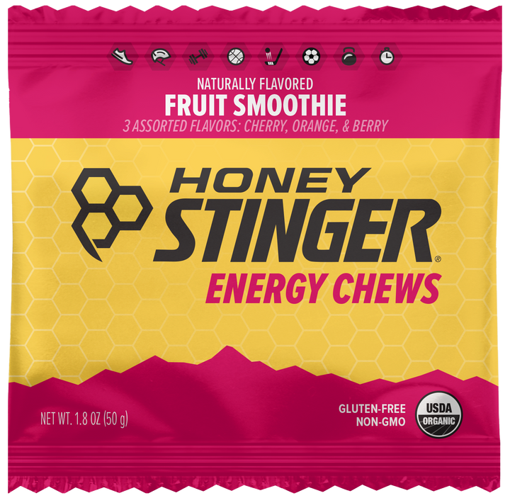 Honey Stinger Fruit Smoothies Organic Chew-1.8 oz.-12/Box-8/Case