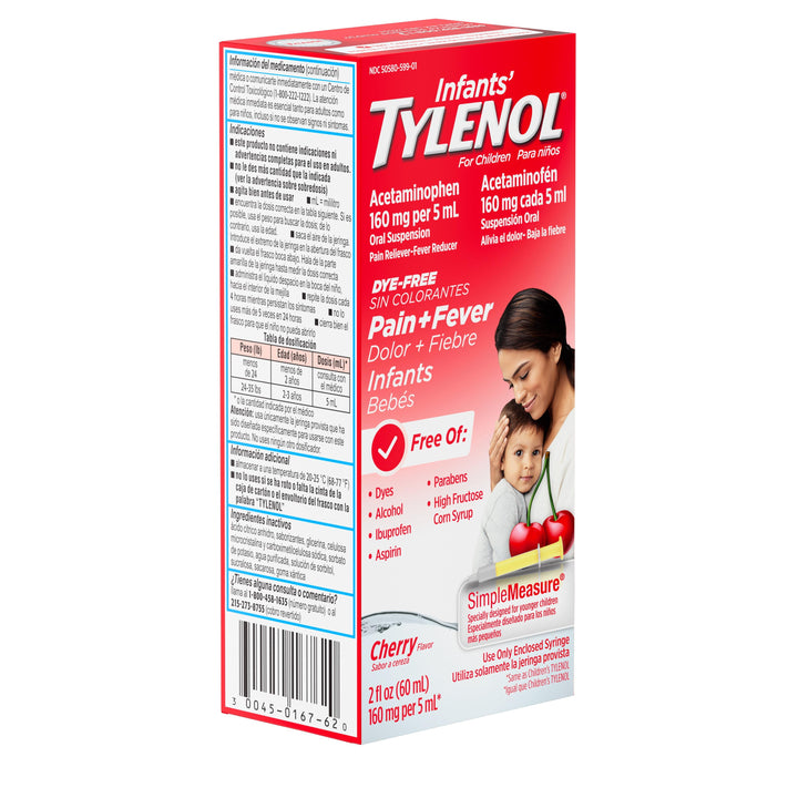 Tylenol Infants Cherry-2 fl oz.s-6/Box-6/Case