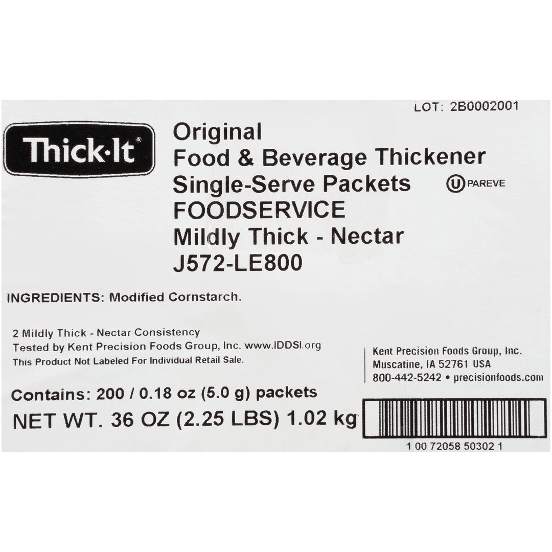 Thick-It Instant Food Thickener Nectar-5 Gram-200/Case
