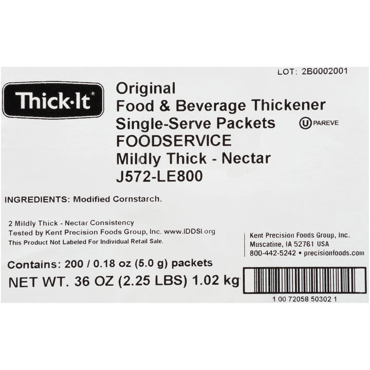 Thick-It Instant Food Thickener Nectar-5 Gram-200/Case