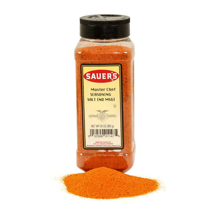 Sauer Master Chef No Msg Seasoning Salt-35 oz.-6/Case
