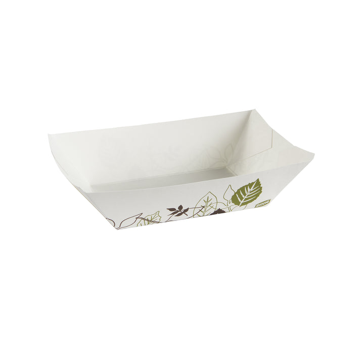 Kant Leek Dixie 3 Lb Polycoated Paper Food Trays-250 Count-2/Case