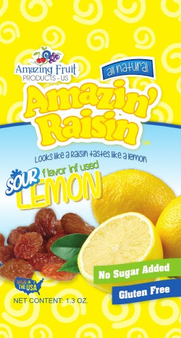 Amazin Raisin Raisin Sour Lemon-1.3 oz.-250/Case
