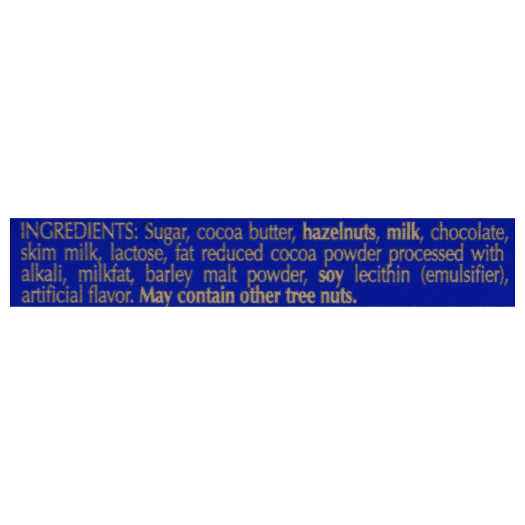 Lindt & Sprungli-Usa- Inc Classic Recipe Whole Hazelnut Bar Display-36 Count-1/Case
