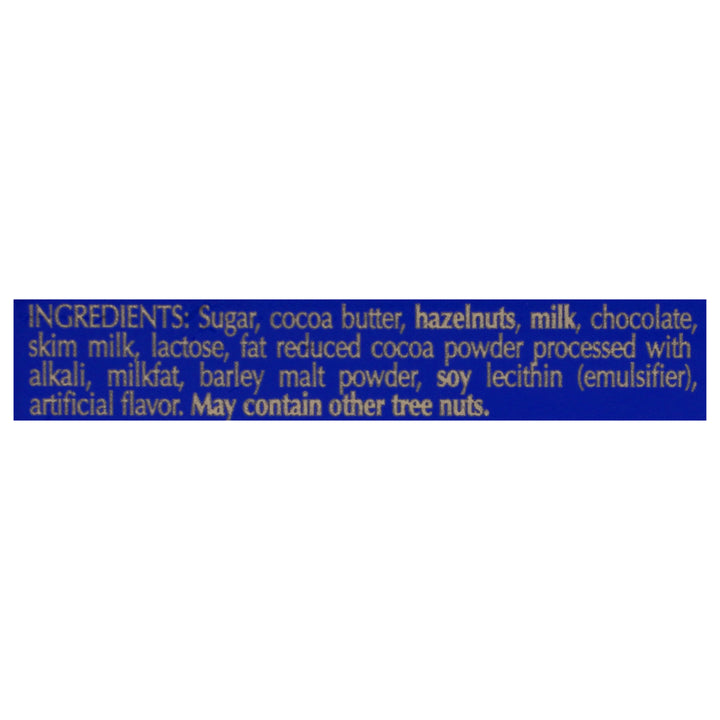 Lindt & Sprungli-Usa- Inc Classic Recipe Whole Hazelnut Bar Display-36 Count-1/Case