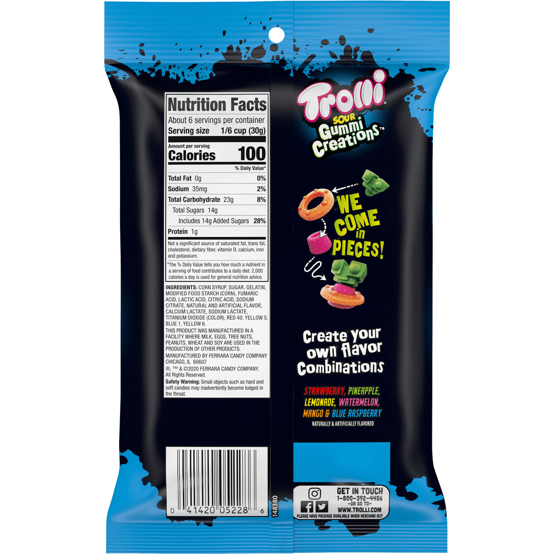 Trolli Creations Gummy Candy-6.3 oz.-8/Case