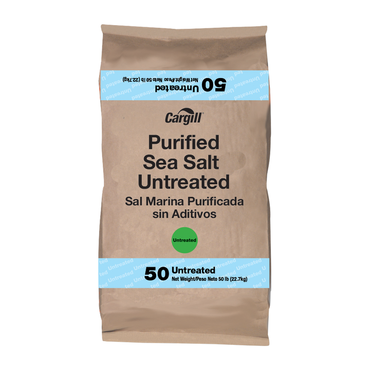Cargill Sea Salt Purified Untreated-50 lb.