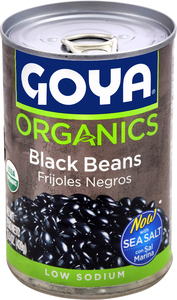 Goya Organic Black Beans-15.5 oz.-24/Case