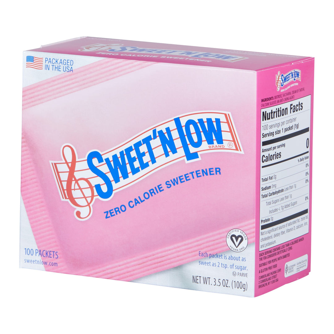 Sweet N Low Sugar Substitute Sweet N Low-100 Count-12/Case