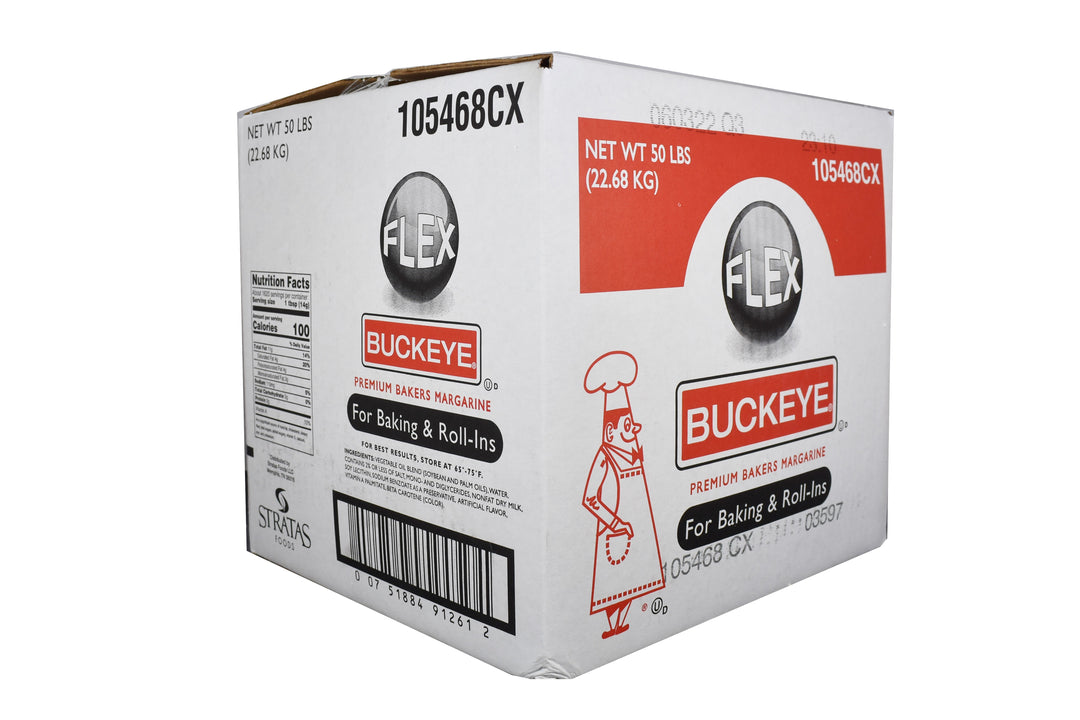 Buckeye Flex Premium Margarine 1/50 Lb.