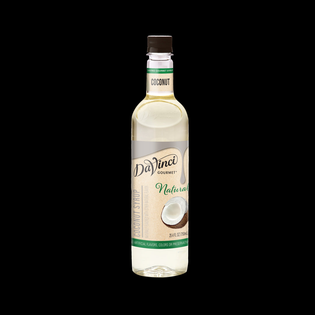 Davinci Gourmet Natural Coconut Syrup-750 Milliliter-4/Case