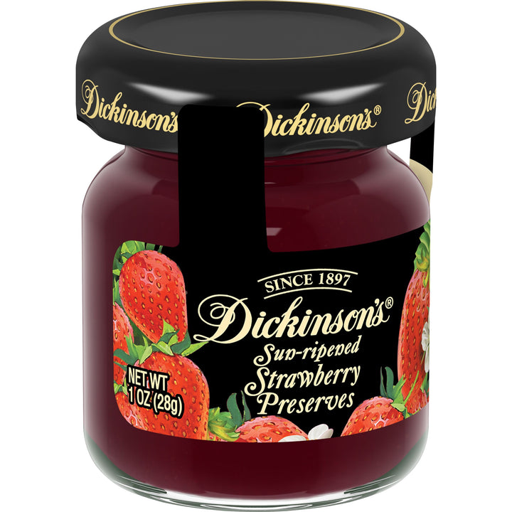 Dickinson Strawberry Preserves-1 oz.-72/Case
