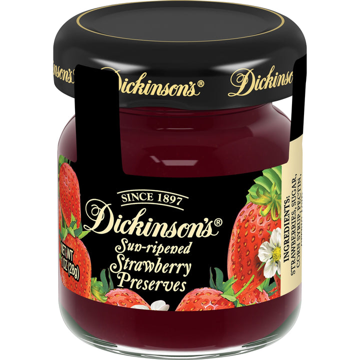 Dickinson Strawberry Preserves-1 oz.-72/Case