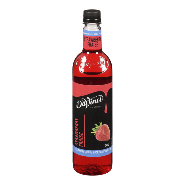 Davinci Gourmet Syrup Sugar Free Strawberry-750 Milliliter-4/Case