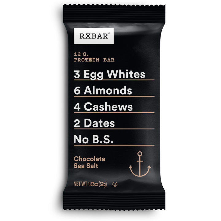 Rxbar Kosher Chocolate Sea Salt Protein Bar-1.83 oz.-12/Box-6/Case