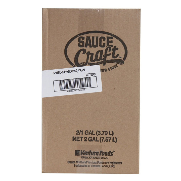 Sauce Craft Honey Bourbon Bbq Sauce Bulk-1 Gallon-2/Case