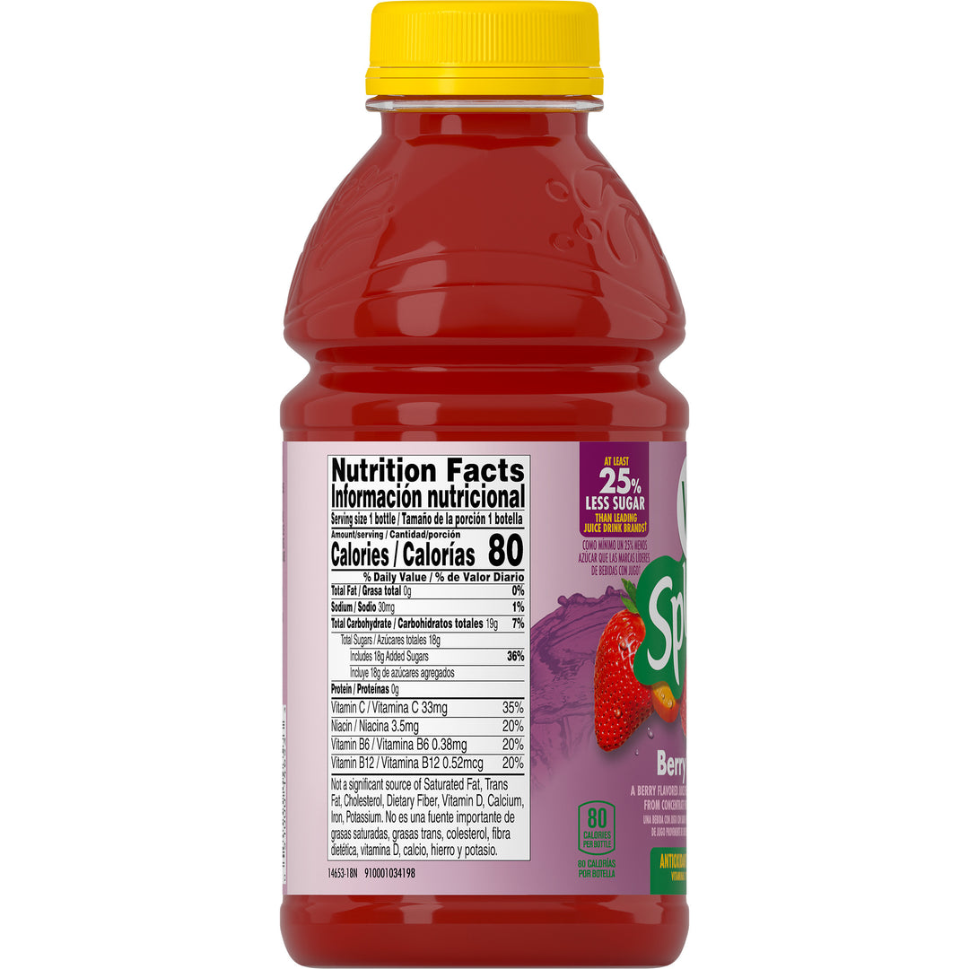 V8 Berry Splash-16 fl oz.s-12/Case