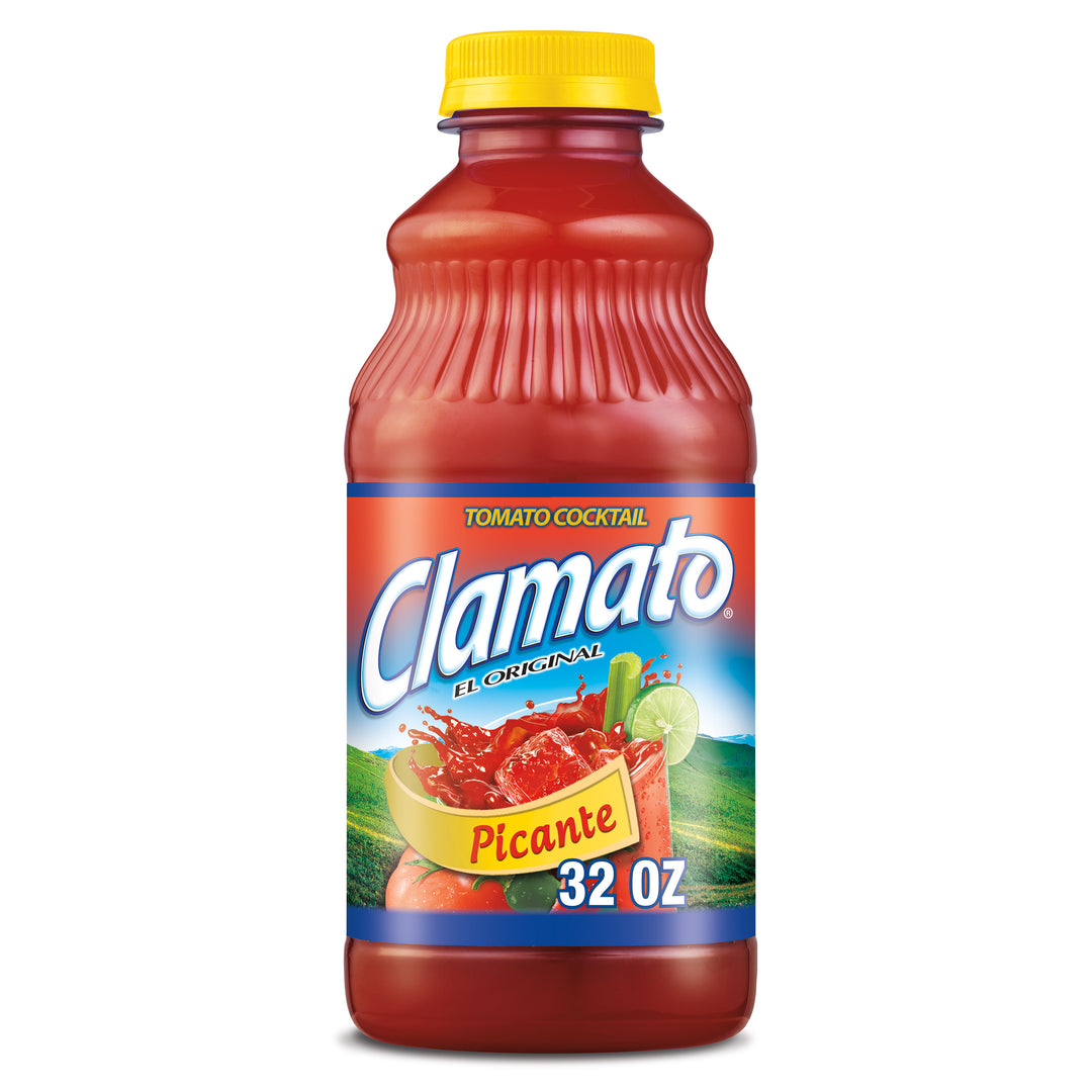 Clamato Juice Picante Plastic-32 fl oz.s-12/Case